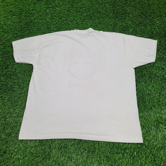 Vintage 80s Beer Shirt 2XL 25x27 White Padezanins-Inn - Picture 2 of 13